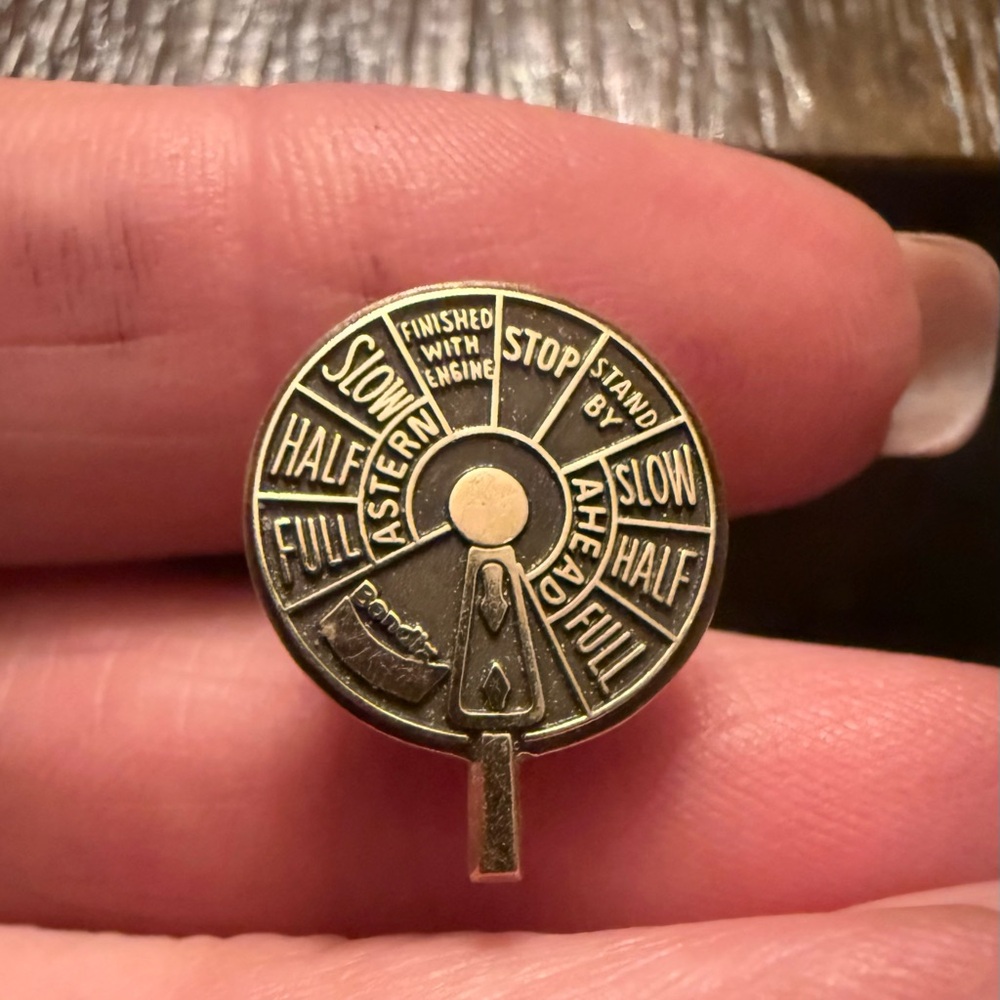 Stanley Silver Nautical Pin